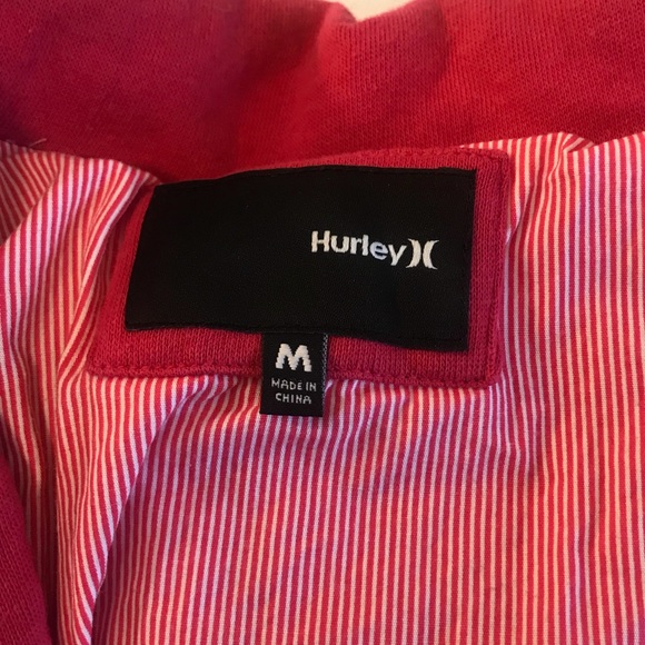 Hurley Women's‎ Pink Button Jacket Size Medium - Picture 8 of 8